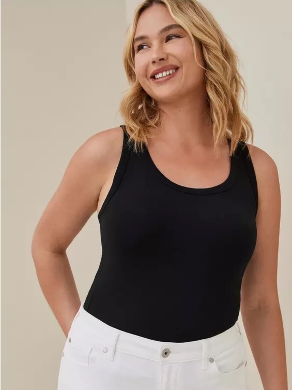 Torrid Foxy Scoop Neck Racerback Tank